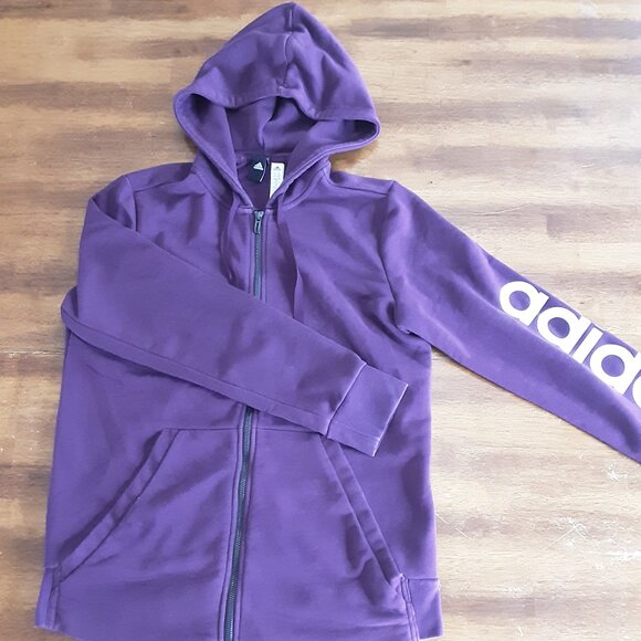 Adidas Womens Zip Hoodie - Picture 1 of 4